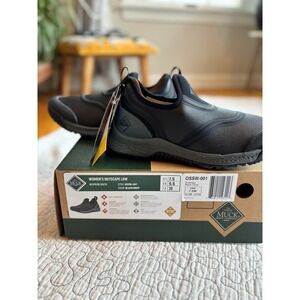 Muck Boot Company Womens Outscape Low Waterproof Neoprene Bootie Black Size 7.5